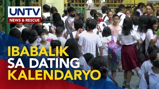 Pasok sa mga paaralan posibleng ibalik sa June to March period sa School Year 20252026 – DepEd [upl. by Liag577]