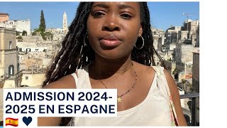 Inscription janvier 2025🇪🇸etudeenespagneeurope [upl. by Elletse602]