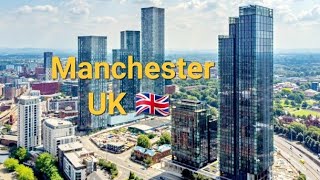 Manchester UK England 4K Drone Footage [upl. by Adnahsed]