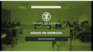 Grado en Derecho UCV [upl. by Rennat]