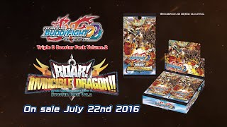 Future Card Buddyfight Triple D DBT02 Roar Invincible Dragon [upl. by Nnaecyoj293]