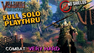 Lets Play Valheim on Very Hard EP01  Full Playthrough [upl. by Hadnama]