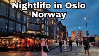 Nightlife in Oslo Norway  Walk tours in Sentrum of Oslo  Travel guide nightlifeparty oslo [upl. by Winnah528]