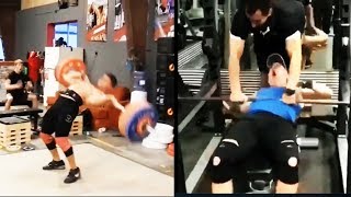 Weightlifting Accident Compilation 2018 [upl. by Linus]