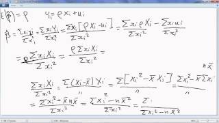 Econometría Valores esperados e insesgadez de estimadores mco en dos modelos [upl. by Gmur757]