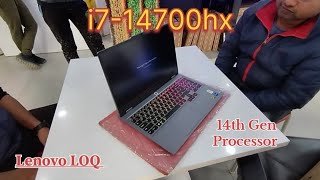 14th generation i7 laptop  Lenovo LOQ  83DV007FIN  14th generation processor lenovo gaming [upl. by Eelirrem677]