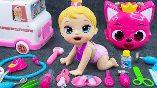 95 Minutes Pinkfong Ambulance Toys Satisfying ASMR Doctor Toys Unboxing 💞 Lana Unboxing Toys [upl. by Nikaniki]