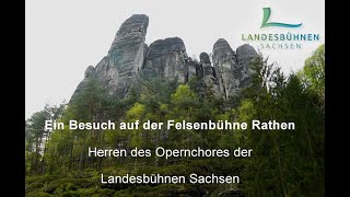 Kurzbesuch auf der Felsenbühne Rathen  Herrenchor der Landesbühnen Sachsen [upl. by Resiak]