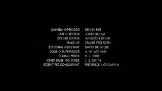 2001 A Space Odyssey End Credits [upl. by Annayrb232]