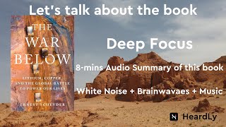 DeepFocus WhiteNoiseBrainwavesMusic Read the book in 8 minutes：“The War Below” [upl. by Annait344]