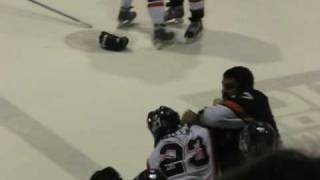 hockey fight Tardif vs Bellemare [upl. by Ulrike310]