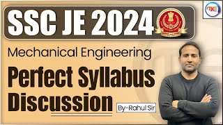 SSC JE 2024 Syllabus  SSC JE Syllabus for Mechanical Engineering  SSC JE Mechanical  by Rahul Sir [upl. by Pollyanna]