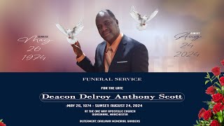 Funeral Service for the Late Deacon Delroy Scott [upl. by Anjela]