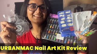 Best Nail Art Kit 2023  URBANMAC Nail Art Kit Review  How to use Nail dotted pen amp Nail Brushes [upl. by Gilcrest]