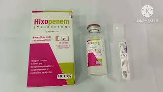 Hixopenem 500mg Injection Uses Hixopenem 1g Injection Uses Meropenem Injection Uses Hixopenem Inj [upl. by Kei325]