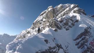 Mindelheimer Klettersteig im Winter 2016 [upl. by Clerc]