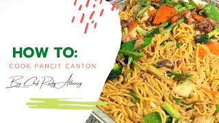 Cooking Pancit Canton [upl. by Launam]