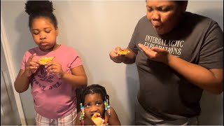 Making Flatbread pizza for the first time Cooking With Mom amp Dad kidsvideo cooking flatbread [upl. by Snodgrass]