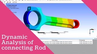 Dynamic Analysis of Connecting Rod [upl. by Jess666]