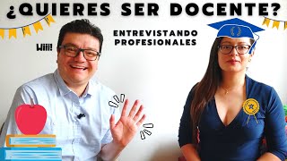 SER PROFESOR EN COLOMBIA  Entrevista [upl. by Nahgeem]