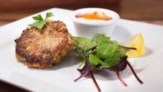 Cloughjordan House Spiced Chickpea Cakes [upl. by Kinnon970]