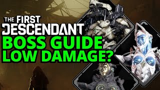 Boss STRUGGLES Best Beginner Boss guide  The First Descendant [upl. by Daryn]