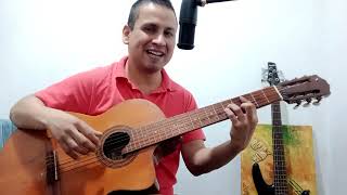 Como Tocar Contigo Peru GUITARRA FACIL  Oscar Aviles y Zambo Cavero [upl. by Sarette273]