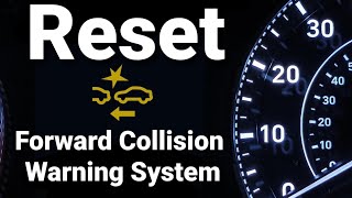 Free ways to Fix and Reset FCW Forward Collision Warning Light Stays OnPreCollision System Light [upl. by Aushoj]