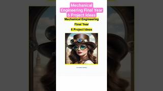 Mechanical Engineering Final Year 6 Project Ideas projectideas polytechnic shorts [upl. by Dora]