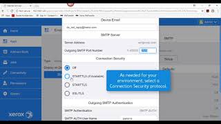 Xerox® VersaLink® Setting Up Scanning to an Email Address [upl. by Orodoet]