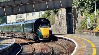 Great Western Railway and CrossCountry Trains at Saltash on July 29th 2022 [upl. by Refanej]