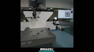 WENZEL Shop Floor CMM SF87 with Renishaw measuring a blade [upl. by Ybok]