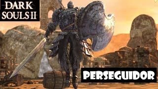 Dark Souls 2 guia EL PERSEGUIDOR  Cómo matarlo y conseguir la armadura de Drangleic  Ep10 [upl. by Gaither653]