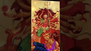 Maa Durga  kaali  durga 🙏🙏🙏 kaali devotional shorts maadurgapaintingwithwatercolors [upl. by Gale146]