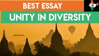 Essay and speech on Unity in diversity in English  10 lines on Unity in diversity Incredible India [upl. by Uy441]