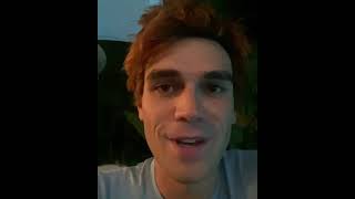 KJ Apa talks about the album Clara and their son [upl. by Atenik]