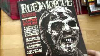 Horror Magazine Horror Comic Book and Horror Coffee Table Book collection [upl. by Anitsirt]