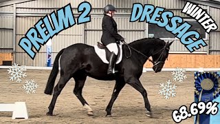 PRELIM 2 2024 COME TO A DRESSAGE SHOW WITH ME HORSE SHOW VLOG [upl. by Ttej]