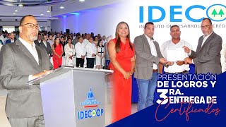 IDECOOP entrega certificados de incorporación a 230 cooperativas en la región norte [upl. by Trinity]