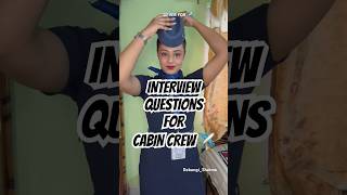 What questions they ask in cabincrew interview❓youtubeshorts flights indigo aviationlovers [upl. by Reviere]