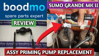 BOODMO APP REVIEW ll TATA SUMO GRANDE MK ll ASSY PRIMING PUMP REPLACEMENT a2zsolutiononline 2023 [upl. by Ynohtnanhoj571]