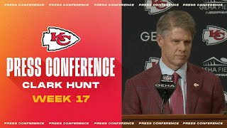 Clark Hunt “Proud of our guys for overcoming adversity”  Week 17 Press Conference [upl. by Chladek]