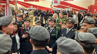 WRHS JROTC Unarmed Regulation Ripon JROTC Drill Competition March 2024 [upl. by Laehctim]