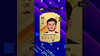 Khvicha Kvaratskhelia FIFA Evolution FIFA 23FC25 fc25 fifa fifafc fc25rating kvaratskhelia [upl. by Gerc381]