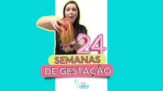 24 SEMANAS DE GESTAÇÃO  Home Baby Assessoria [upl. by Nwotna507]