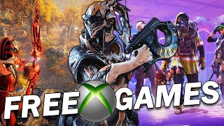 15 BEST Completely FREE XBOX Games 2024 [upl. by Ahsieni354]