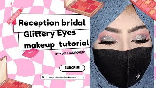 full cut crease glittery Eyes makeup tutorial eyesmakeuplook  check description box to class info👇 [upl. by Nottarts]