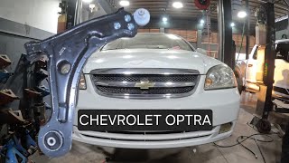 replacing front control arm with ball joint  chevrolet optra torque specs [upl. by Roswald]