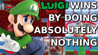 Every Challenge  Luigi Wins By Doing Absolutely Nothing  Super Smash Bros Ultimate [upl. by Reinwald]