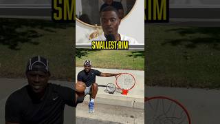 Lethal Shooter breaks down the ‘World’s Smallest Rim’ challenge 😳 shorts [upl. by Uttica]